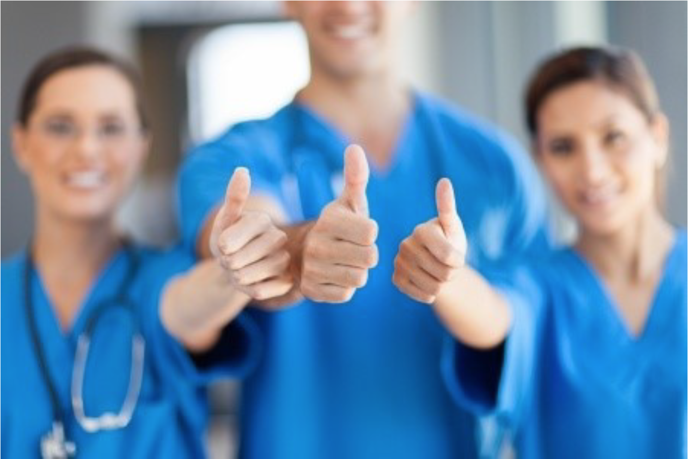 Medici pollice in su